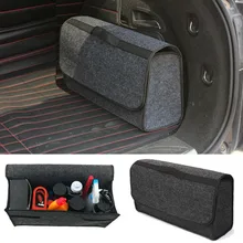 Автомобильный мягкий войлочный ящик для хранения, сумка для багажника, ящик для инструментов, многофункциональные инструменты, органайзер, сумки, ковер, складной для аварийной коробки# YL