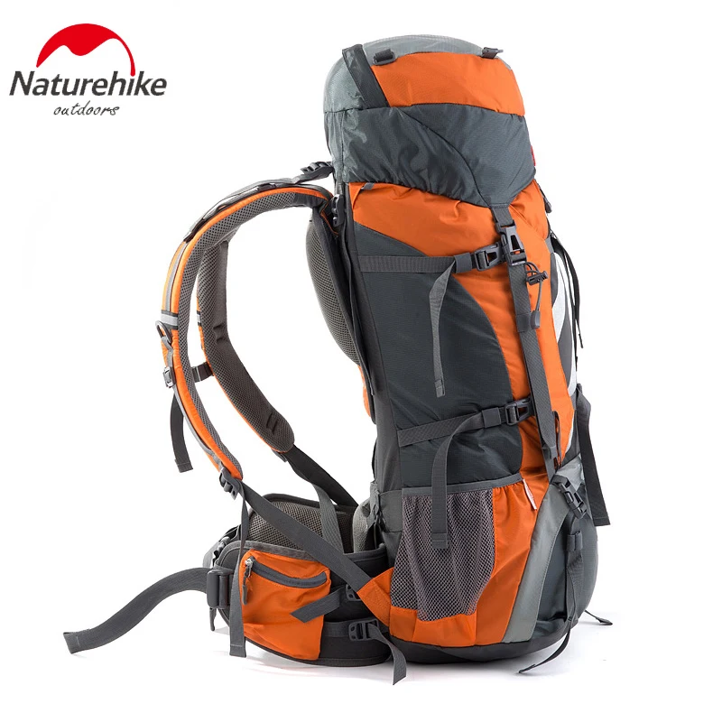 Naturehike Пеший Туризм на природе Рюкзаки 70L большой Ёмкость походные для восхождений рюкзак туристический, рюкзак спортивный унисекс Softback Водонепроницаемый NH70B070-B