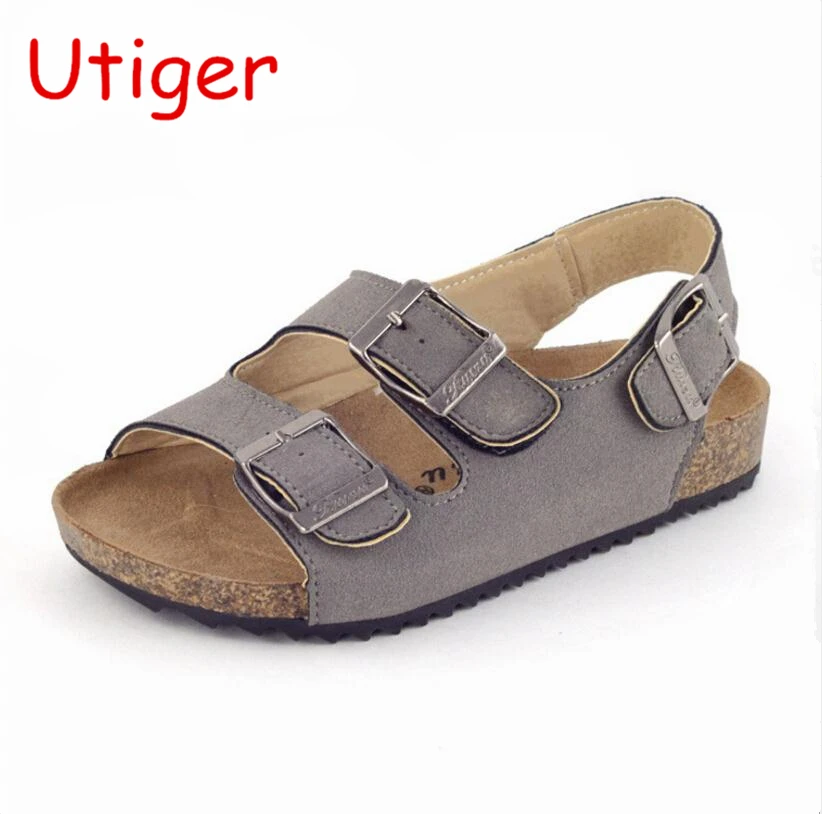 

Girls Boy Sandals Children Beach Sandals Kids Baby Tollder Sandals Comfortable Soft Leather Children Shoes Size22-38 tx0367