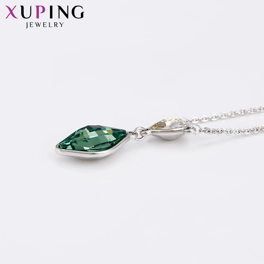 Мода Xuping кулон Роскошные Кристаллы от Swarovski воды подвески ожерелья для женщин День святого Валентина подарки 43461