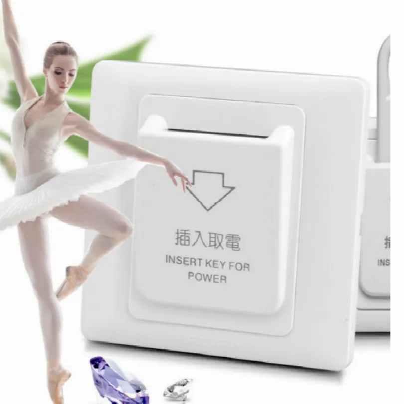 

universal 86type 8686MM 40a 110v 220v 250v Plug in light switch impact switch hotel room Starter Hub control switch white