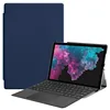 Funda para tableta Microsoft Surface Pro 7 6 5 4 Pro6 Pro5 Pro4 de 12,3 pulgadas, soporte ultrafino con ranura para bolígrafo, Funda de cuero con soporte plegable ► Foto 1/6