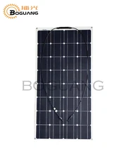100W flexible Solar Panel for solar powered fishing boat car RV 12V solar panel module cell