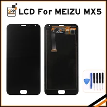 Original LCD Display +Digitizer Touch Screen Glass Replacement Parts For Meizu MX5 Cellphone With Frame Phone Replacement