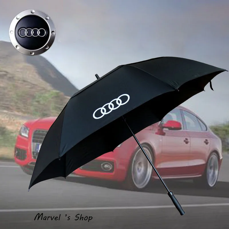 2015 High quality Brand Audi Long Handled Double Layer Windproof