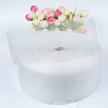 

100 meters a roll 8/10cm width white color curtain tape curtain accessories for hook home deco free shipping