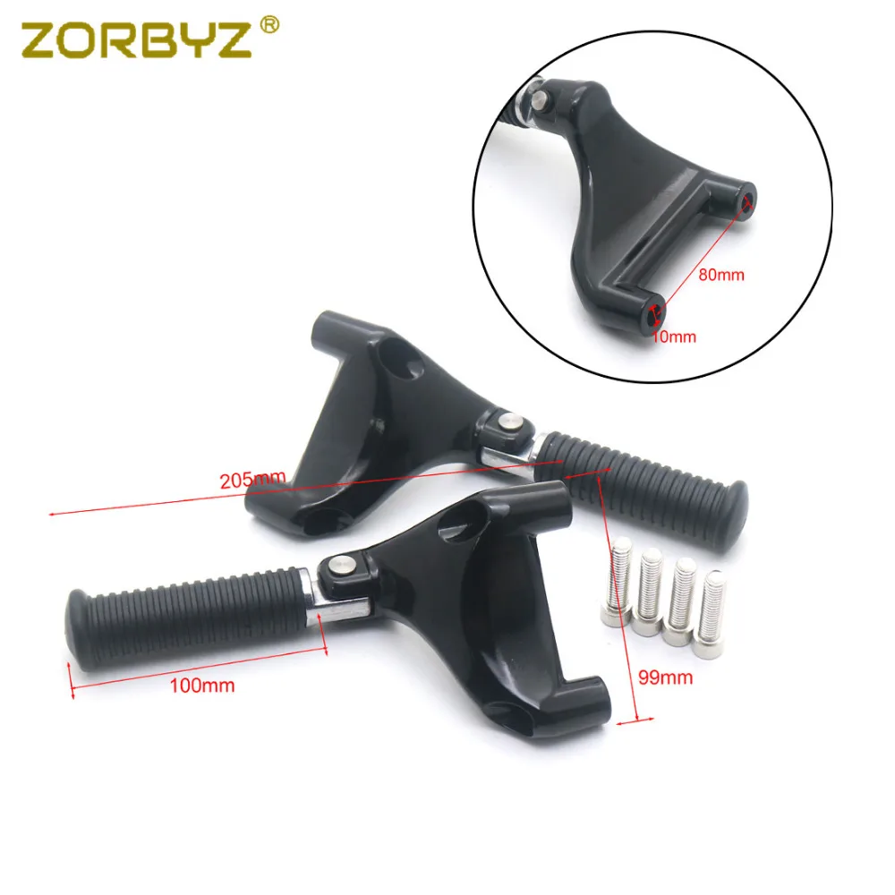 ZORBYZ 1 комплект пассажирские задние Подножки крепление для Harley 1200 XL 883 Sportster 2004-2013