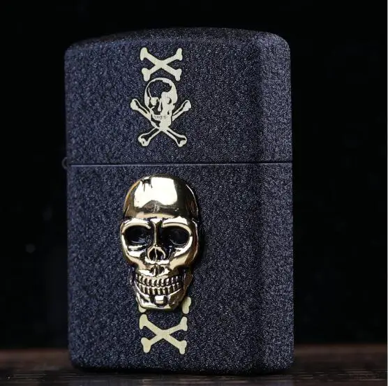 

ZORRO Kerosene WINDPROOF lighter creative skull lighter MEN'S GIFT