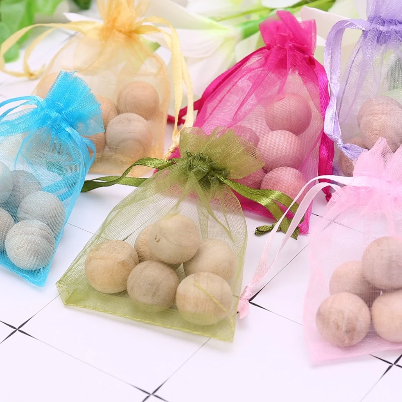 

3 PCS Small cubage Widely use1Bag Cedar Wood Moth Balls Camphor Repellent Wardrobe Clothes Drawer Safety Ball