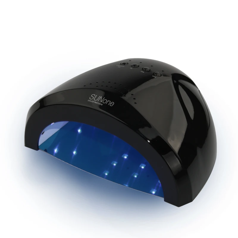 SUNone 24/48 Вт УФ лампа Светодиодная для сушки ногтей белый и двойной свет 5S 30S 60S