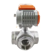 HSH-Flo " DN50 110VAC 3 Way Т Порты и разъёмы шаровой клапан с электроприводом, электрические шаровой клапан