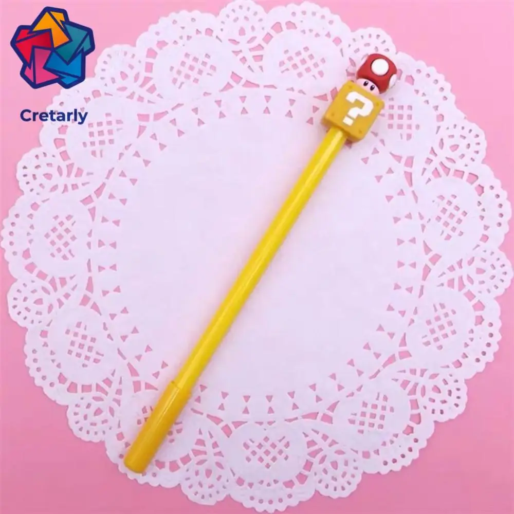 1 шт. милые Супер Марио мультфильм гелевые ручки для письма kawaii Канцтовары caneta материал escolar офисные школьные принадлежности papelaria - Цвет: Yellow
