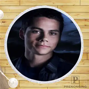 

Custom DIY Customized Microfiber Fabric Dylan O'brien (2)@ Round Beach Blanket Towel Printed on Demand 150cm #19-01-28-3-23