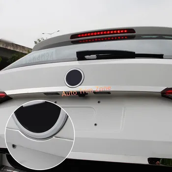 

For Skoda Kodiaq 2017-2018 Stainless Steel Outside Rear Trunk Boot Center Mouldings