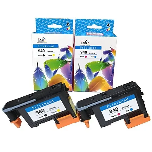 

2 Pack 940 Printhead C4900A C4901A Replacement for HP 940 Printhead Compatible with Officejet Pro 8000 8500 8500A 8500A Plus 85