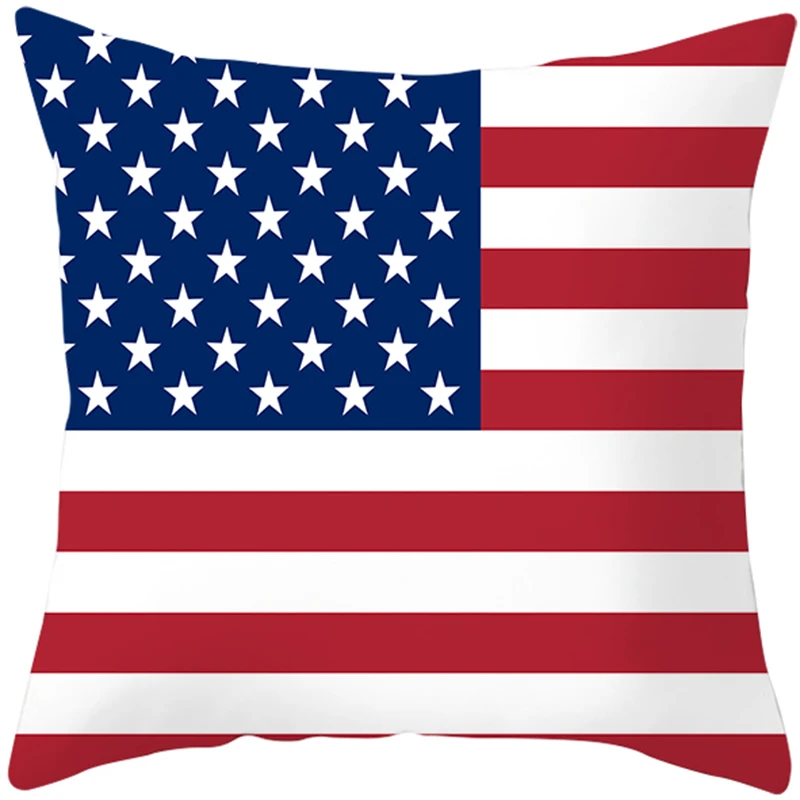 

Happy July 4th Independence Day pillow case 45*45 cm Throw Pillowcase Pillow Covers Home Decorative pillow cases