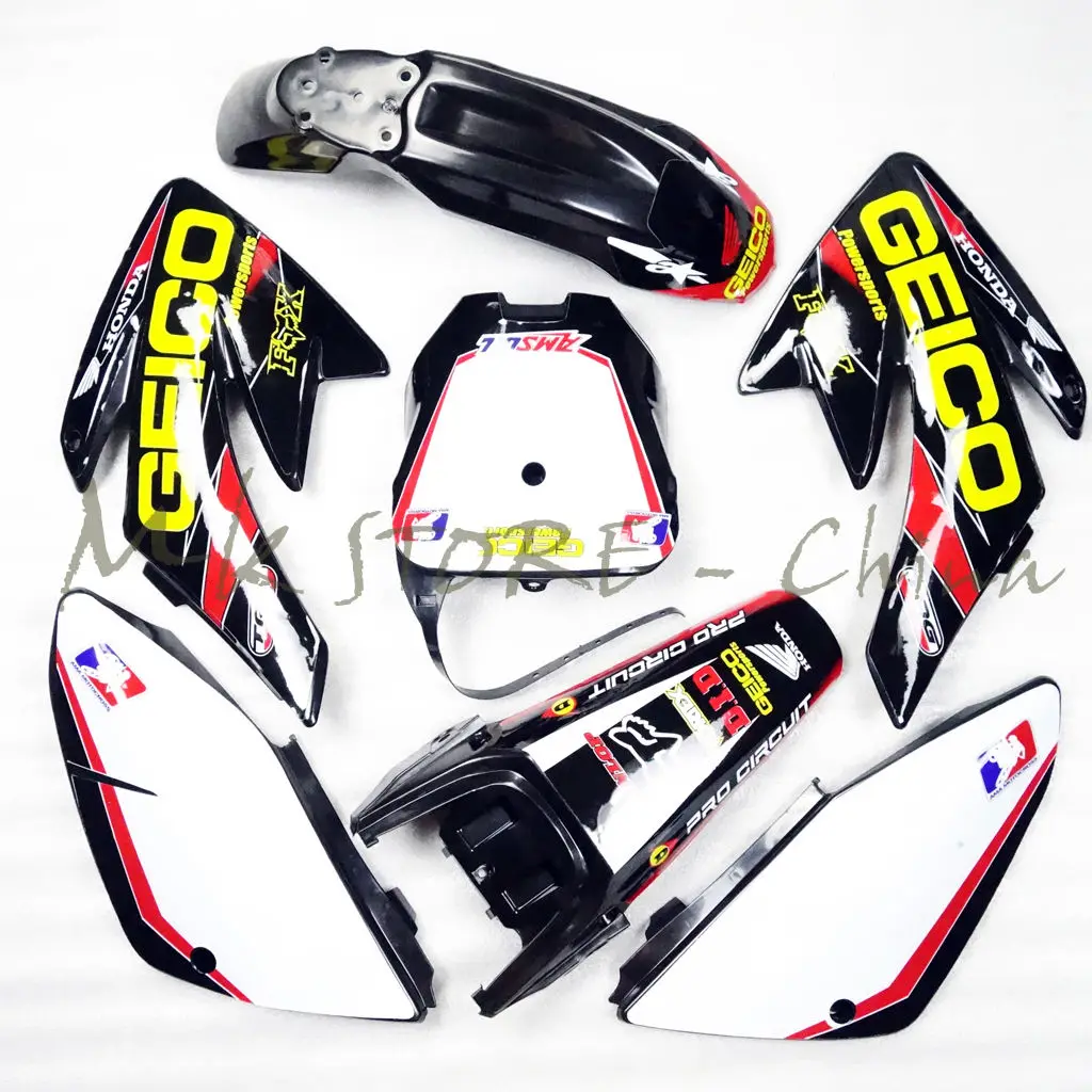 CRF70 sticker graphics plastic body kit Motorcycle for Honda dirt pit