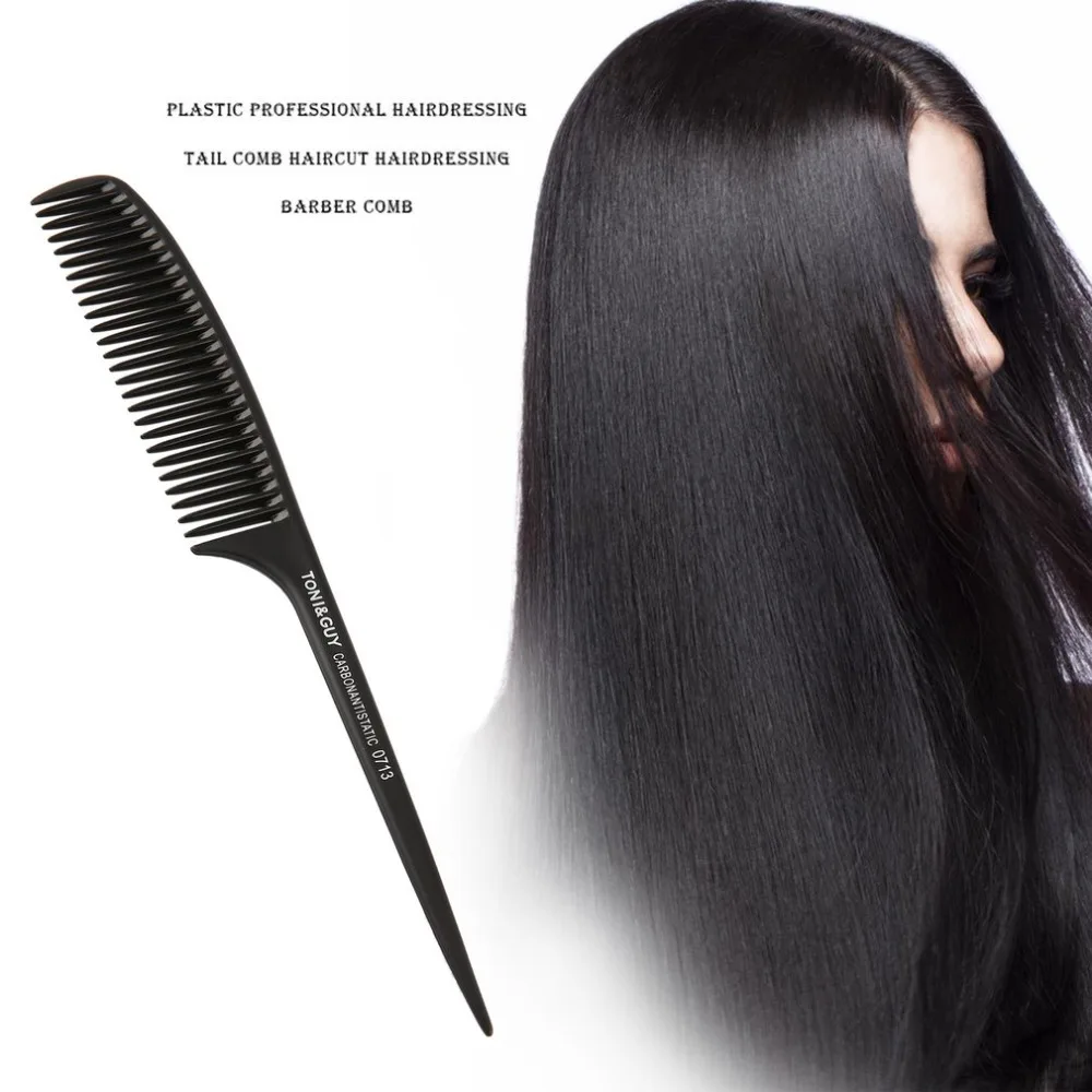 

Plastic Hairdressing Tail Comb Haircut Hairdressing Barber Comb Hair Teasing Hair Styling Tools Comb Ideal Separation Sectioning