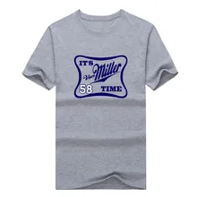 2017 NEW Von Miller “it’s Miller Time” T-shirt 100% cotton short sleeve o-neck Broncos T shirt 1024-3