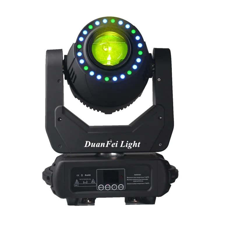 200W LED Spot Moving Head With LED Round-15