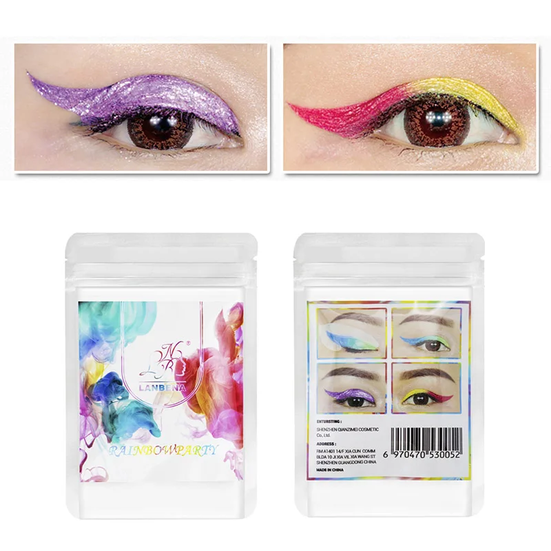 Fashion Wing Eye Shadow Stickers Auxiliary Sticker For Makeup Eyeshadow