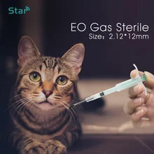 40 шт.) 2,12*12 мм fdx-b rfid микрочип для собак животных шприц ID имплантат 134,2 кГц для отслеживания животных/идентификации ПЭТ шприц чип