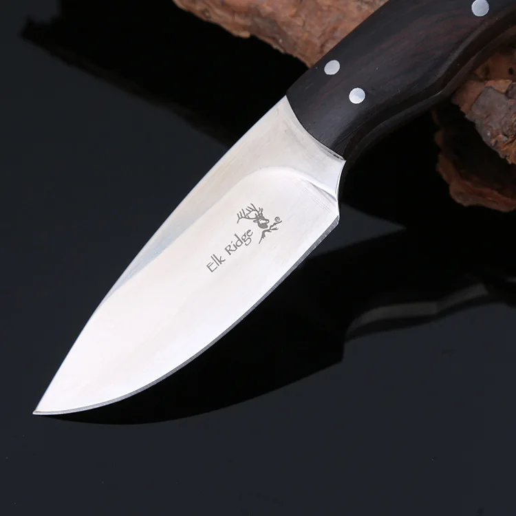Sharpest Black Ebony Wood Handle Tactical Hunting Knife Survival ... Sharpest Black Ebony Wood Handle Tactical Hunting Knife Survival ...
