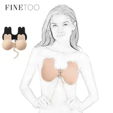 Новое поступление бюстгальтер «кролик» без бретелек Push Up бюстгальтер беспроводной накопитель на сексуальное женское белье Невидимые силиконовые Для женщин бюстгальтер Аксессуары для нижнего белья