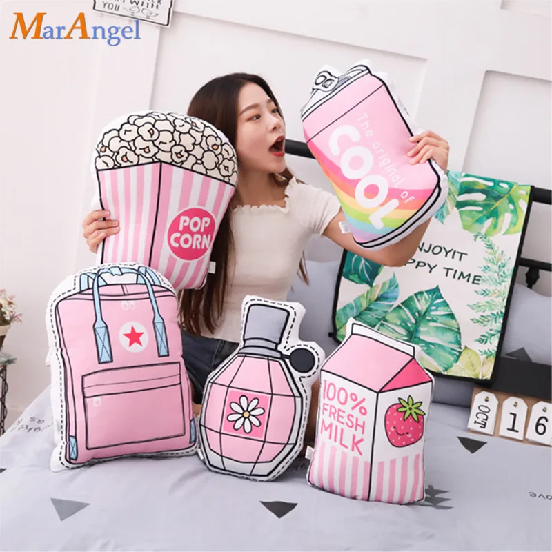 1 шт. 40 см Kawaii Cola мешок для попкорна и молока чайник духов плюшевые куклы