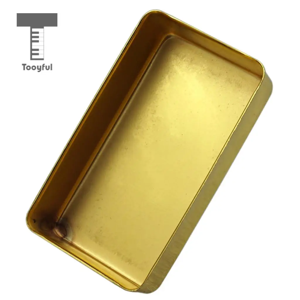 Tooyful 2 Pcs Sealed Closed Double Coil Humbucker Pickup Cover for Electric Guitar Parts