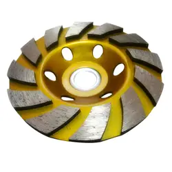 4 inch/100mm Diamond колесо шлифовального круга диск в форме тарелки шлифовальные чашки бетонный гранитный каменные орудия
