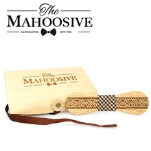 Mahoosive камфора деревянная галстук-бабочка для мужчин аксессуары corbatas Hombre подарок krawatte кравать галстук