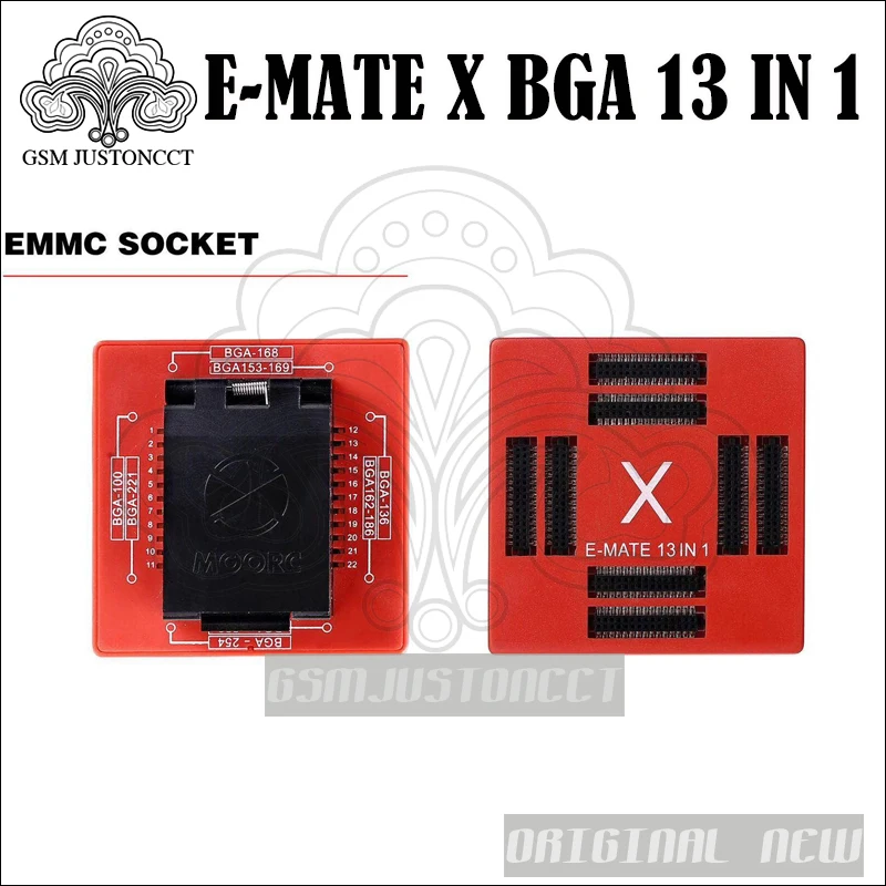 Оригинальный Новый E-MATE X 13 в 1 комплект/эмате PRO/E-MATE/E-SOCKET все в 1 Поддержка BGA100/136/168/153/169/162/186/221/529/254