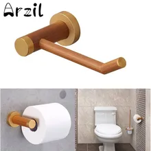 Vintage Wall Mounted Paper Holder Tissue Toilet Roll Rack Shelf Wooden Metal Storage Rack Home Bathroom Washroom Accessories