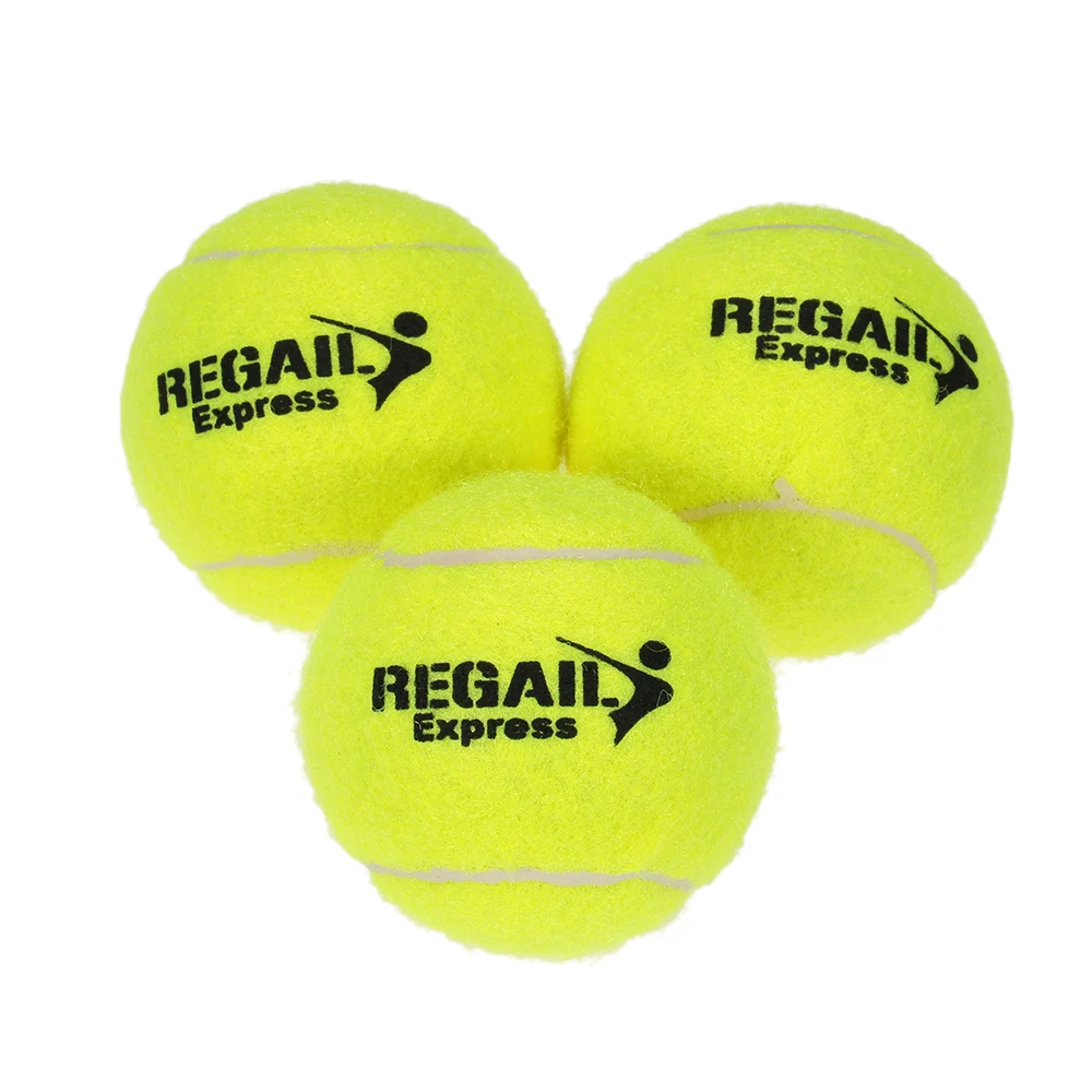 3 шт. высокопрочный мяч для игры в теннис практика прочный теннисный мяч тренировочный мяч s для начинающих соревнований