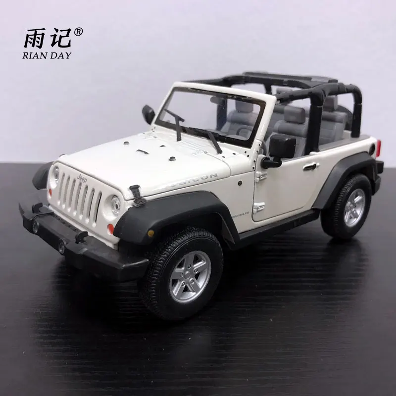 WELLY 1/24 масштаб США 2007 Jeep Wrangler SUV литая модель металлическая модель автомобиля игрушка для подарка/коллекции/украшения/детей