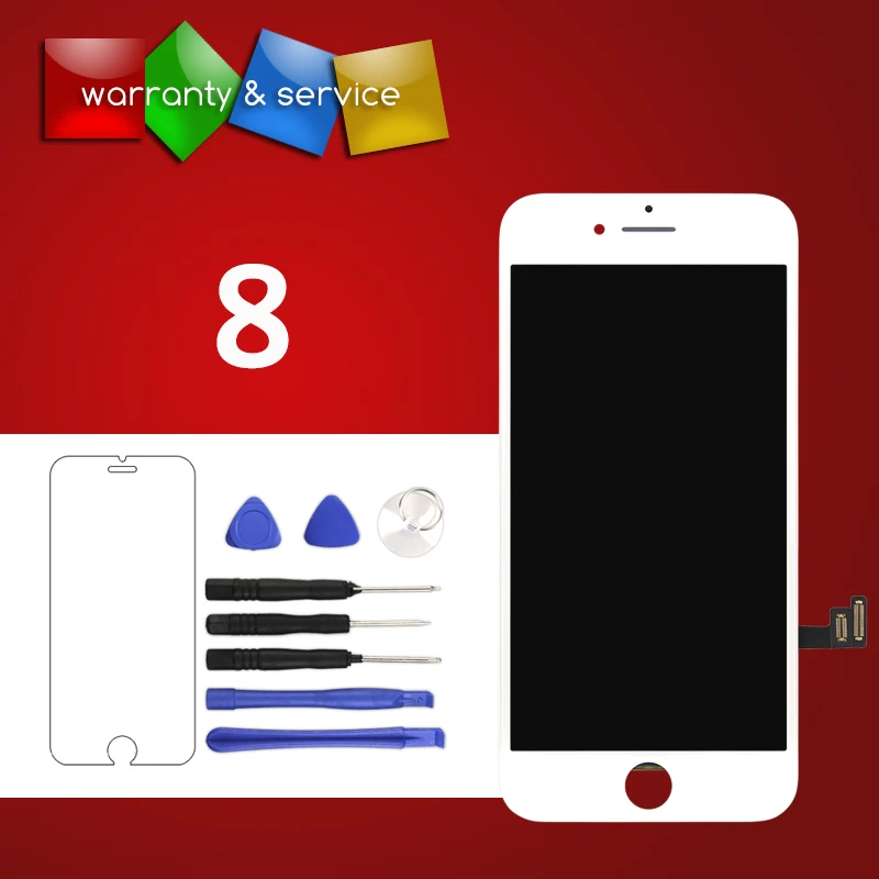 

2pcs Phone Replacement LCD For iPhone 8 LCD OEM Quality Touch Screen Digitizer Assembly Display For iPhone 8 LCD Phone Parts