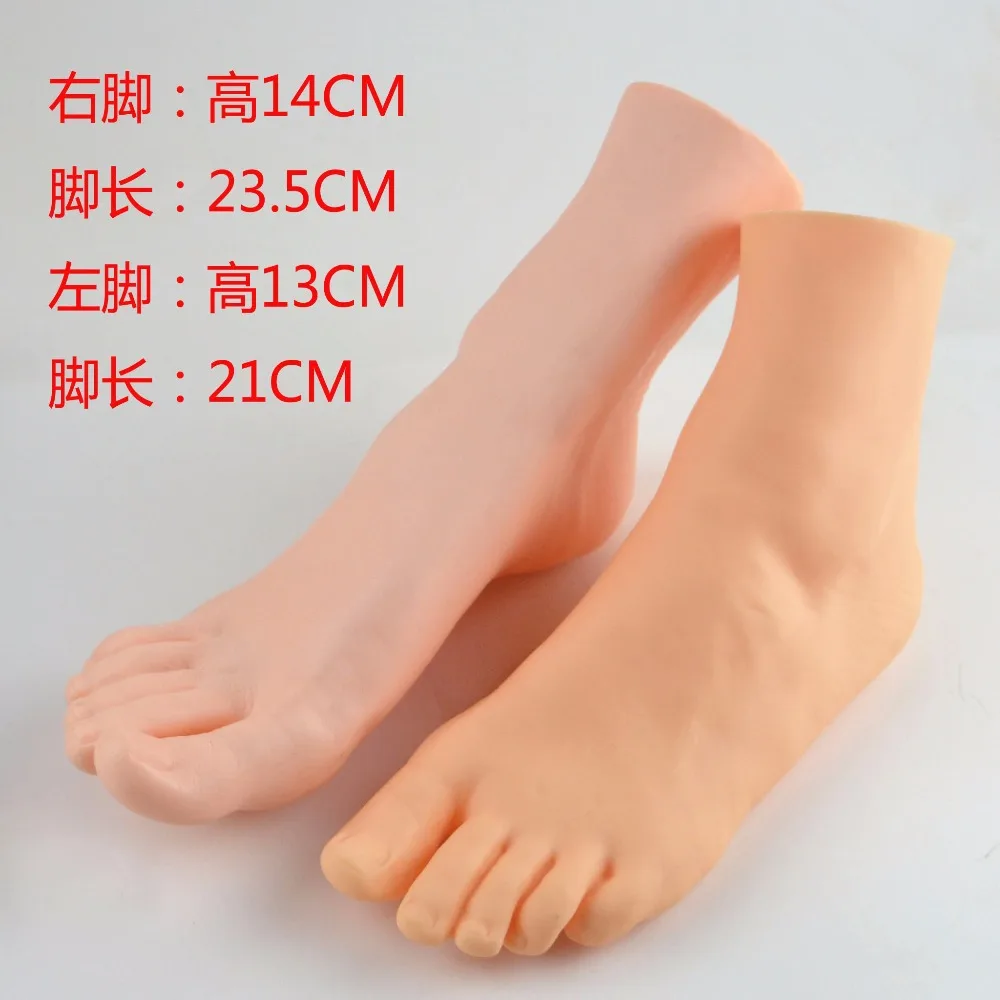 Free Shipping 2pcbag New Womans Lifelike Foot Mannequin With Skin 