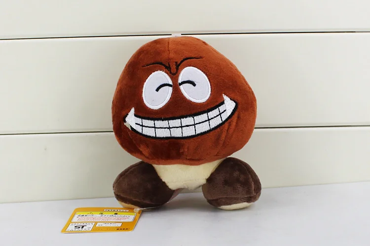3 шт./лот 13 см Super Mario Bros Goomba плюшевые игрушки мягкие куклы Отличный подарок 3 стиля