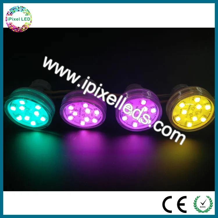

Preprogrammed internal control rgb 45mm pixel LED Ferris Wheel Light