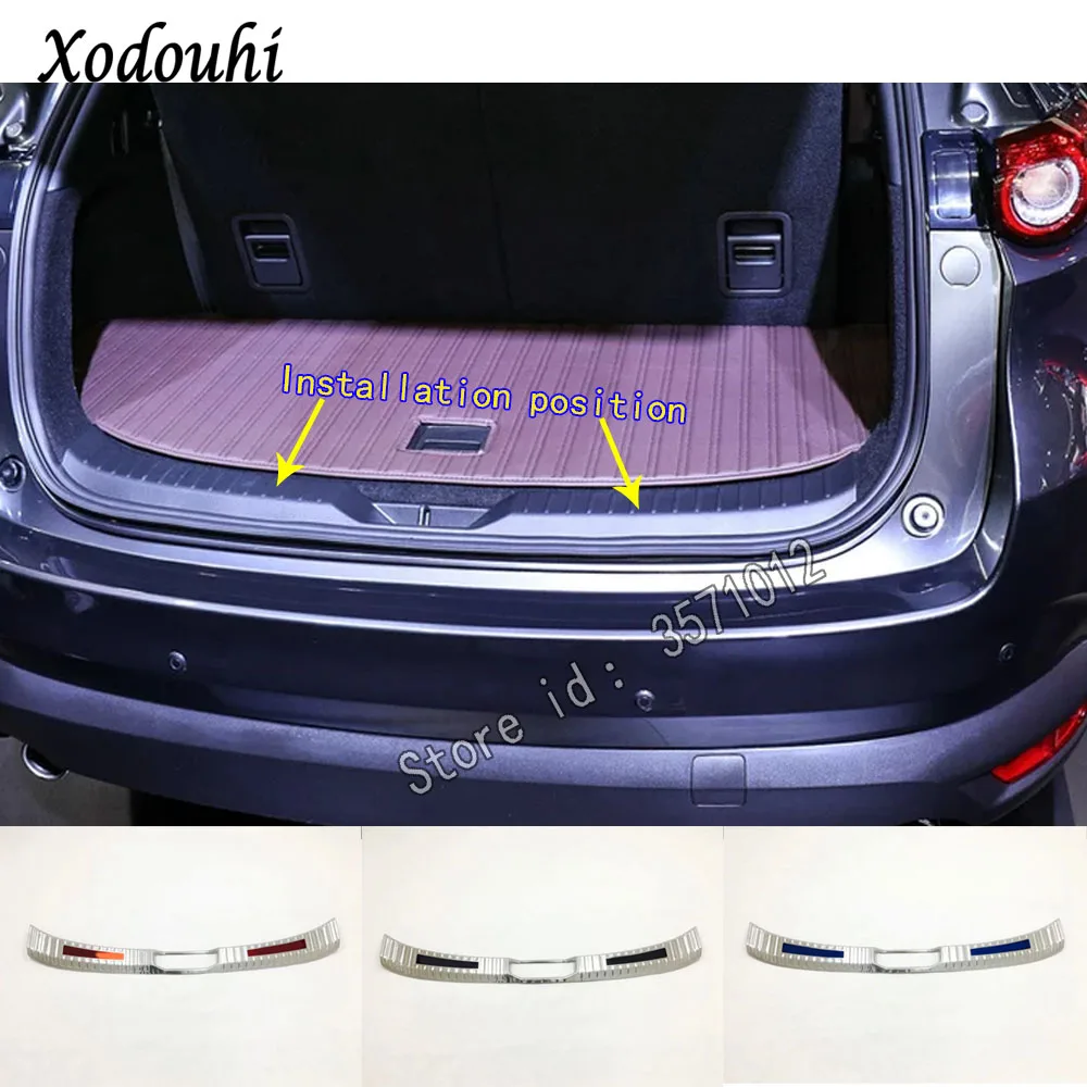 Для Mazda Cx8 2017 2018 2019 2020 2021 Автомобильная наклейка орнамент задняя педаль дверная
