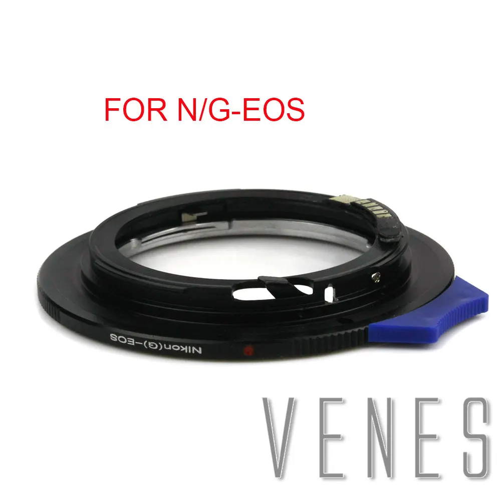 

Venes For N/G-EOS 2nd Generation Upgrade Aperture AF Confirm Adapter Nikon F Mount G Lens to Canon (D)SLR Camera