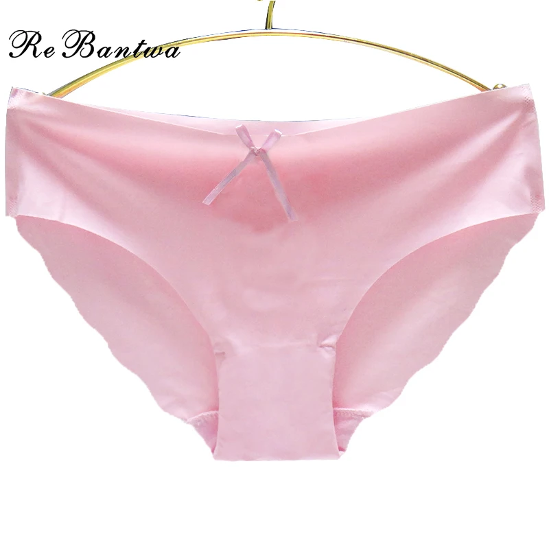 Rebantwa 3pcs/lot Women Seamless Panties Underwear Nylon Knickers Sexy