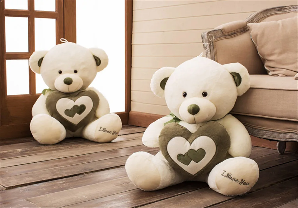 Fancytrader Pop Love Bears Plush Toy Big Huge Soft Holding Hear Teddy Bear Doll 70cm 28inch for Girlds Gifts4