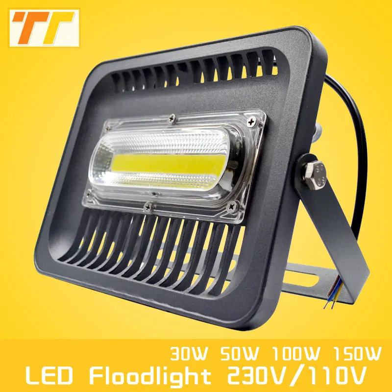 

LED Flood Light 100W 50W 30W Floodlight IP65 Waterproof AC220V 230V 110V Spotlight Refletor LEDs Outdoor Lighting Garden Lamp
