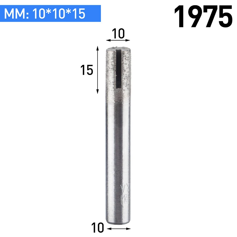 HUHAO 1 шт. Камень Гравировальный Бит камень машина резак ЧПУ маршрутизатор бит для камня резьбы инструмент гальванические Алмазная Концевая мельница - Длина режущей кромки: 1975