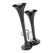 150 дБ Тройная Громкая Труба Поезд воздух четыре рога комплект 12 V-24 V Электрический соленоид