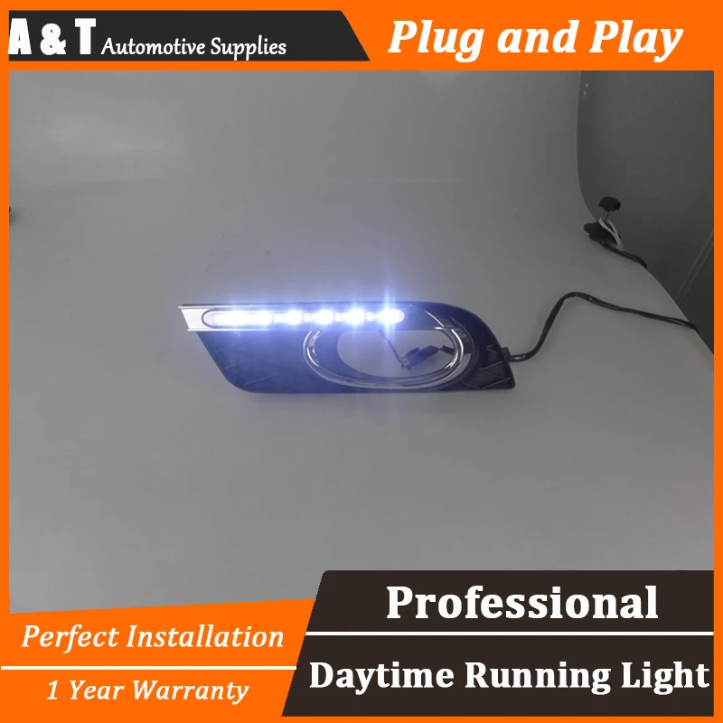 A T car styling For Honda Civic LED DRL For Civic led daytime running light High