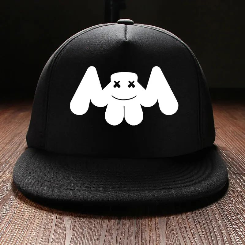 Prix pour Nouveau 2017 Mode Punk Style Imprimé Marshmello Rock Band Mens Snapback Casquettes de Baseball Marque Chine Hiver Chapeaux Pour Garçons Coton Prix pour Nouveau 2017 Mode Punk Style Imprimé Marshmello Rock Band Mens Snapback Casquettes de Baseball Marque Chine Hiver Chapeaux Pour Garçons Coton
