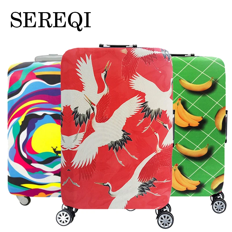 

SEREQI Travel Suitcase Protective Covers Apply to 18-32 inch Suitcase INS Same Paragraph Multi-function Travel Accessories 2018